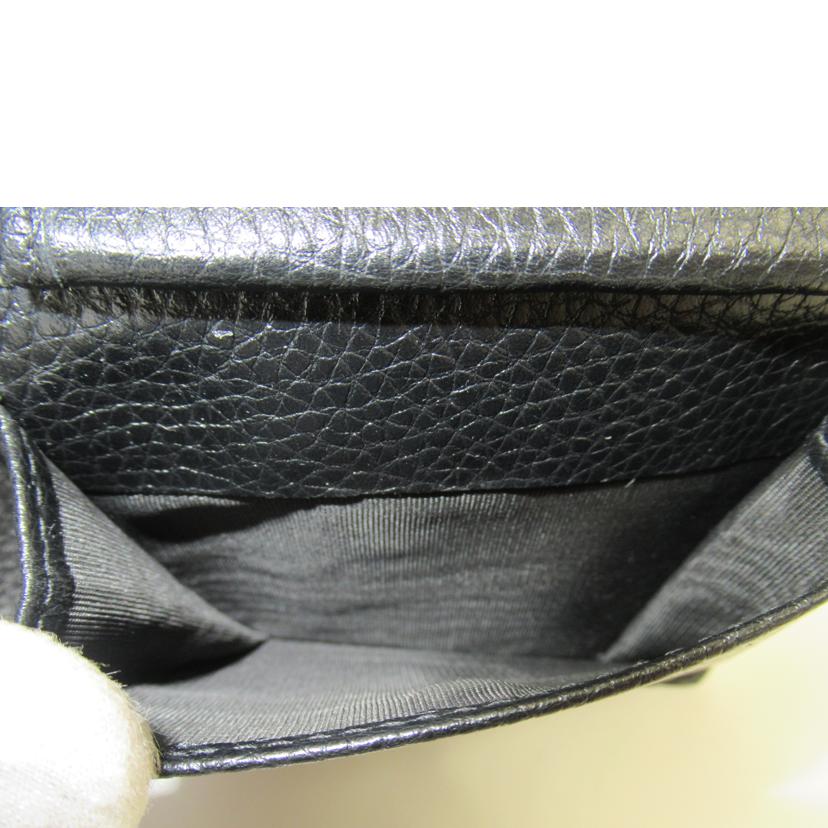 　　ＧＵＣＣＩ/二つ折り財布／レザー/473922//493075/Aランク/63