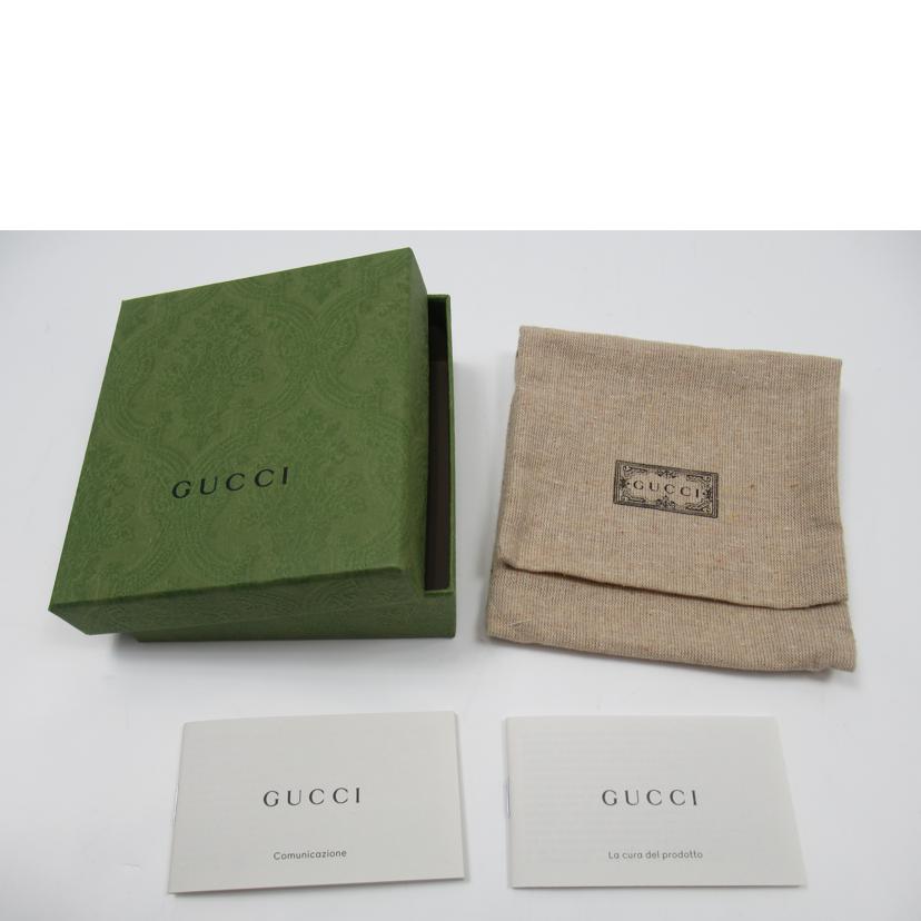 　　ＧＵＣＣＩ/二つ折り財布／レザー/473922//493075/Aランク/63