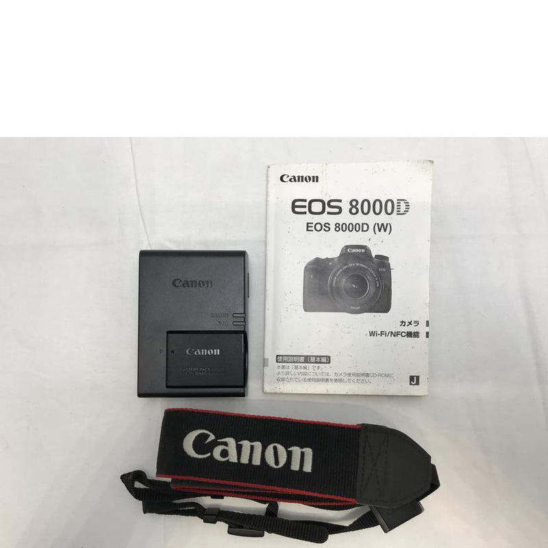canon 一眼レフカメラ　EOS8000D 美品☆ バッグ付き