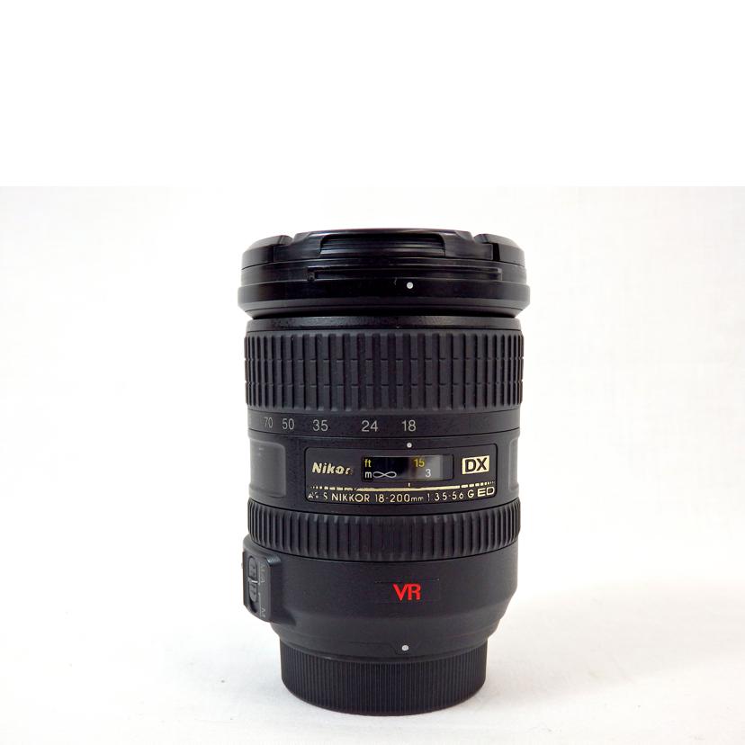 Ｎｉｋｏｎ ニコン/ズームレンズ／ＡＦ－Ｓ１８－２００ｍｍ３．５－５．６Ｇ　ＥＤ/AF-S18-200mm3.5-5.6G ED//Bランク/72