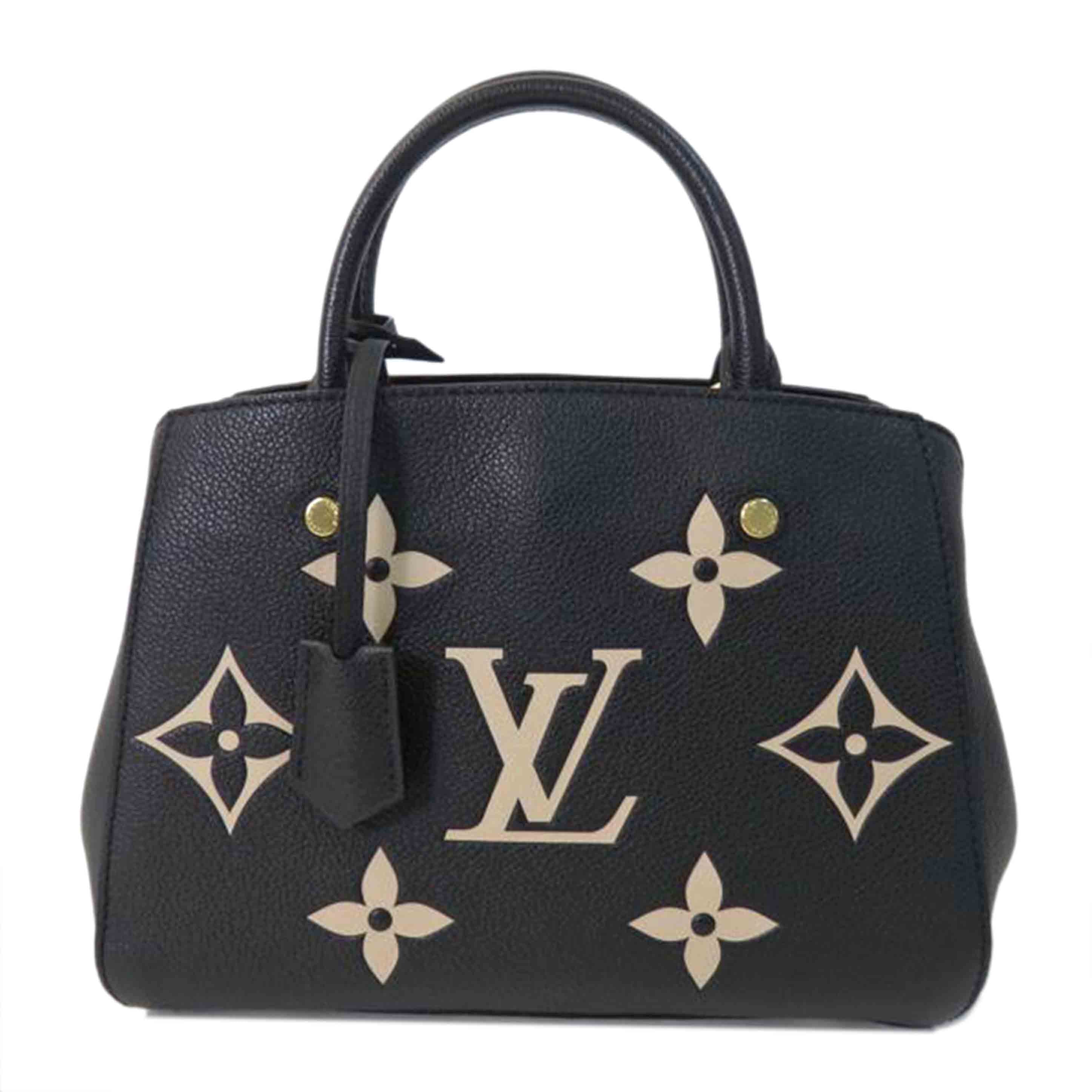 ＬＶ ルイヴィトン/モンテーニュＢＢ／モノグラム・アンプラント／ブラック×ベージュ/M45778//RFI****/Aランク/84