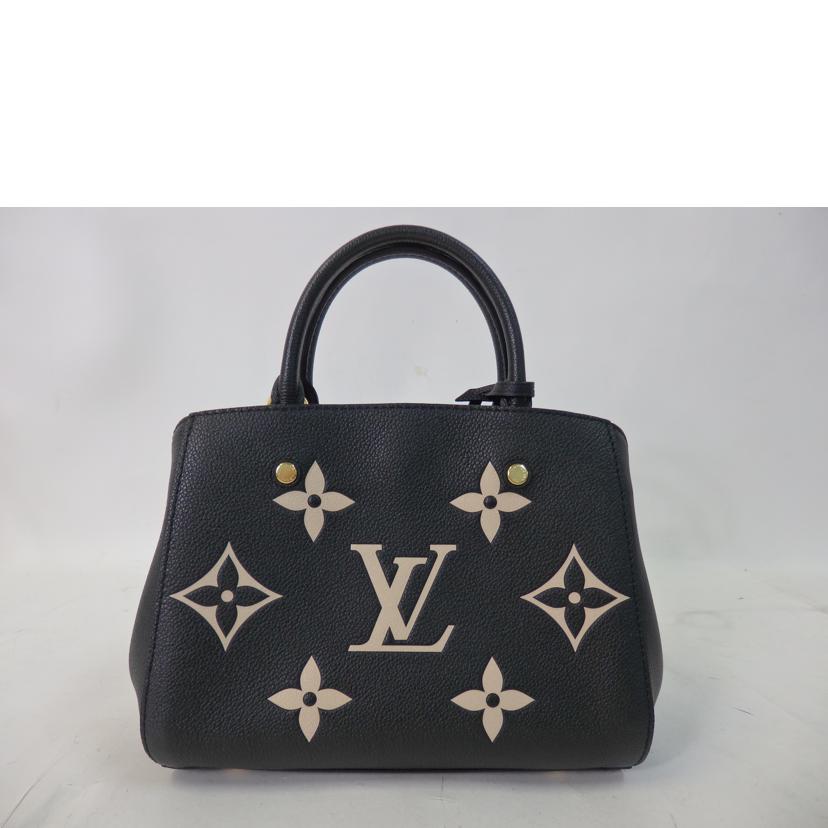 ＬＶ ルイヴィトン/モンテーニュＢＢ／モノグラム・アンプラント／ブラック×ベージュ/M45778//RFI****/Aランク/84
