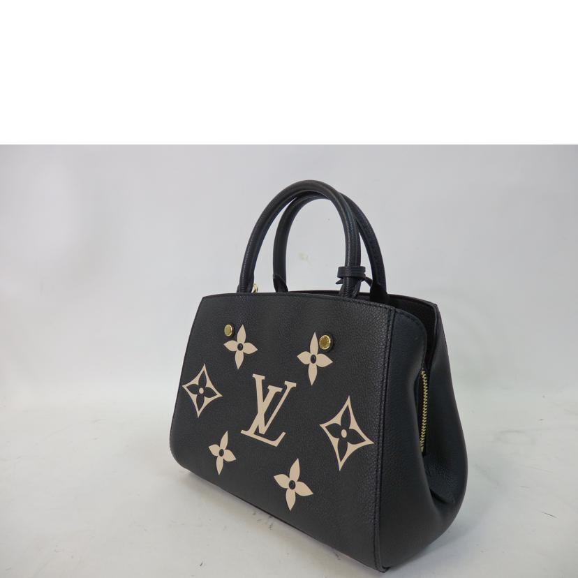 ＬＶ ルイヴィトン/モンテーニュＢＢ／モノグラム・アンプラント／ブラック×ベージュ/M45778//RFI****/Aランク/84