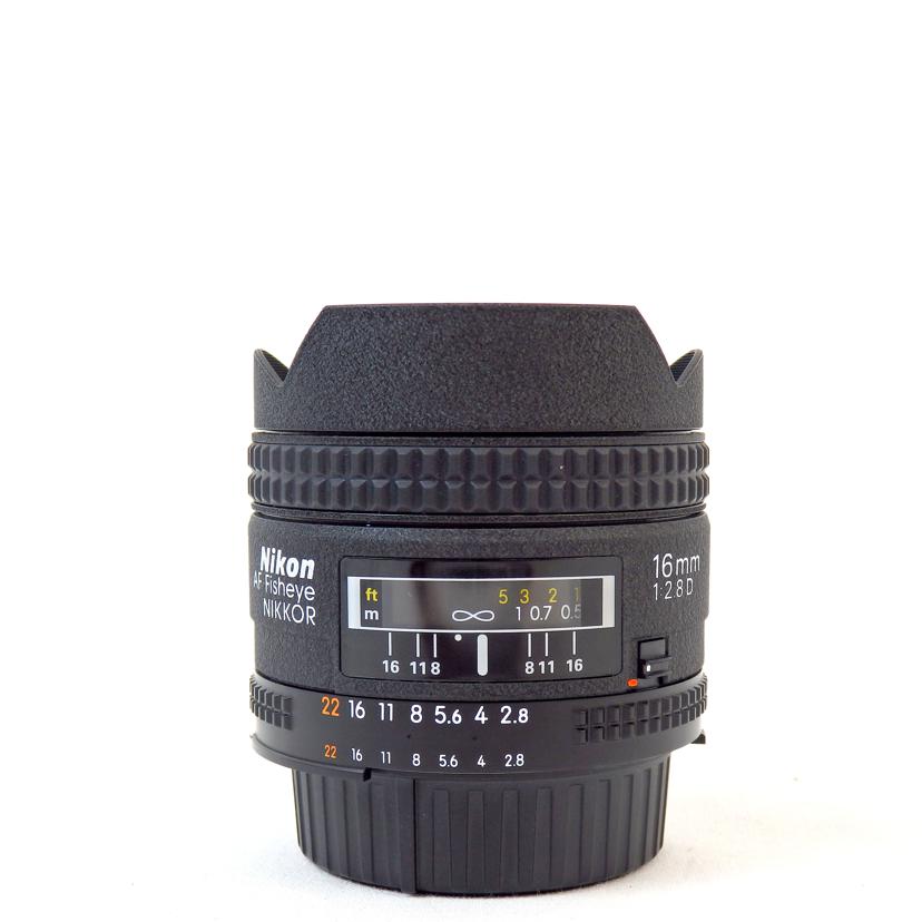 Ｎｉｋｏｎ ニコン/魚眼レンズ／ＡＦ　Ｆｉｓｈｅｙｅ　１６ｍｍ　ｆ２．８Ｄ/AF Fisheye 16mm f2.8D//637081/ABランク/72