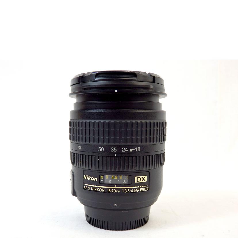 Ｎｉｋｏｎ ニコン/標準ズーム／ＡＦ－Ｓ１８－７０ｍｍ３．５－４．５Ｇ　ＥＤ/AF-S18-70mm3.5-4.5G ED//2482615/Bランク/72