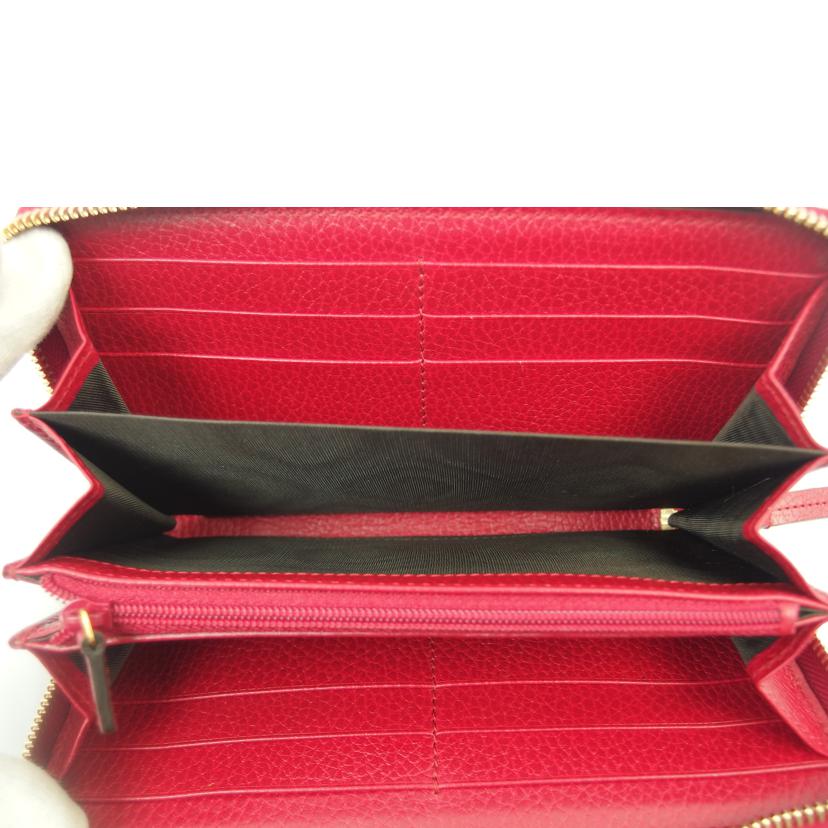 ＧＵＣＣＩ グッチ/ＧＧマンモートラウンドファスナー長財布／レッド/456117//584***/Aランク/83
