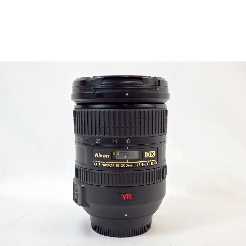 Ｎｉｋｏｎ ニコン/ズームレンズ／ＡＦ－Ｓ　１８－２００ｍｍ/AF-S 18-200mm f3.5-5.6//3052203/Aランク/72