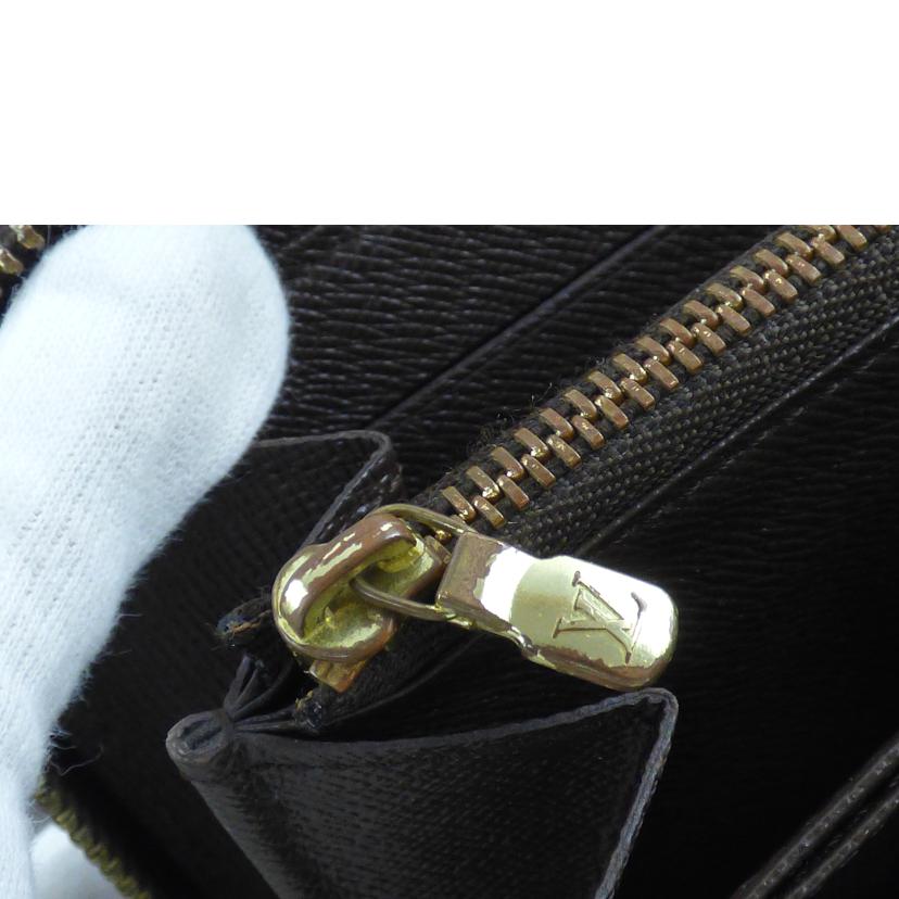 ＬＯＵＩＳ　ＶＵＩＴＴＯＮ ルイ・ヴィトン/ジッピー・ウォレット／ダミエ・エベヌ/N60015//CA1059/Bランク/64