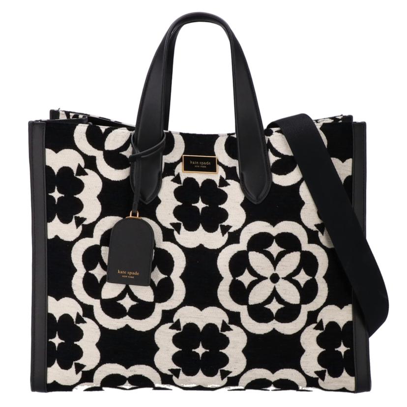 ｋａｔｅ　ｓｐａｄｅ ケイトスペード/スペードフラワーモノグラムラージトートバッグ/K9959 マンハッタンシェニール//Bランク/75