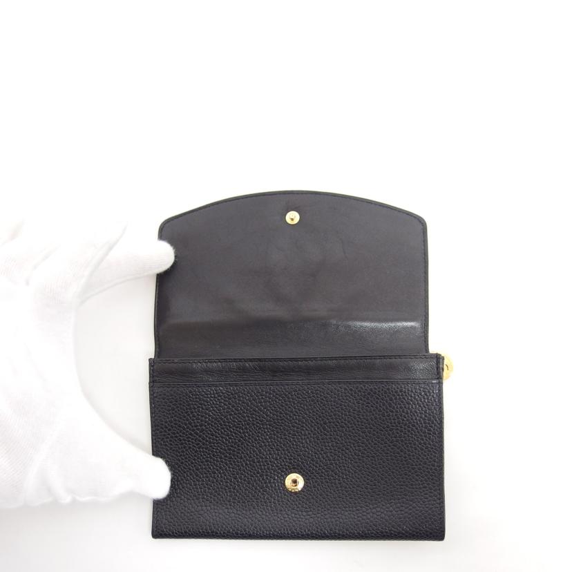 ＣＨＡＮＥＬ　 シャネル/ココマークキャビアスキン／二つ折り財布／ブラック//421****/ABランク/04