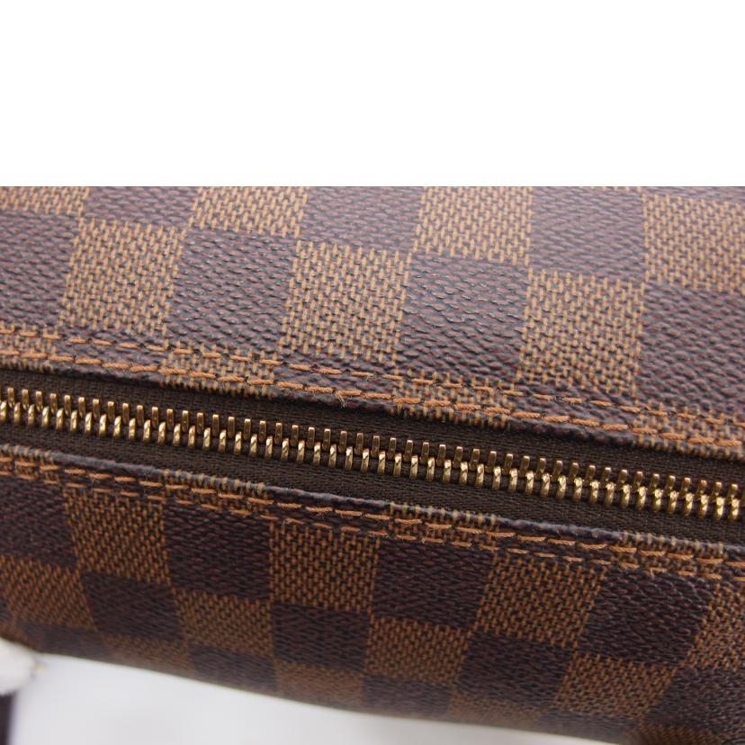 ＬＶ ルイ・ヴィトン ビトン ダミエ・エベヌ 市松模様 ブラウン 茶 ショルダーバッグ ハンドバッグ トートバッグ ブラウン メンズ レディース 定番 人気 斜め掛け 肩がけ/パピヨン３０／ダミエ／エベヌ/N51303//SP0***/ABランク/04