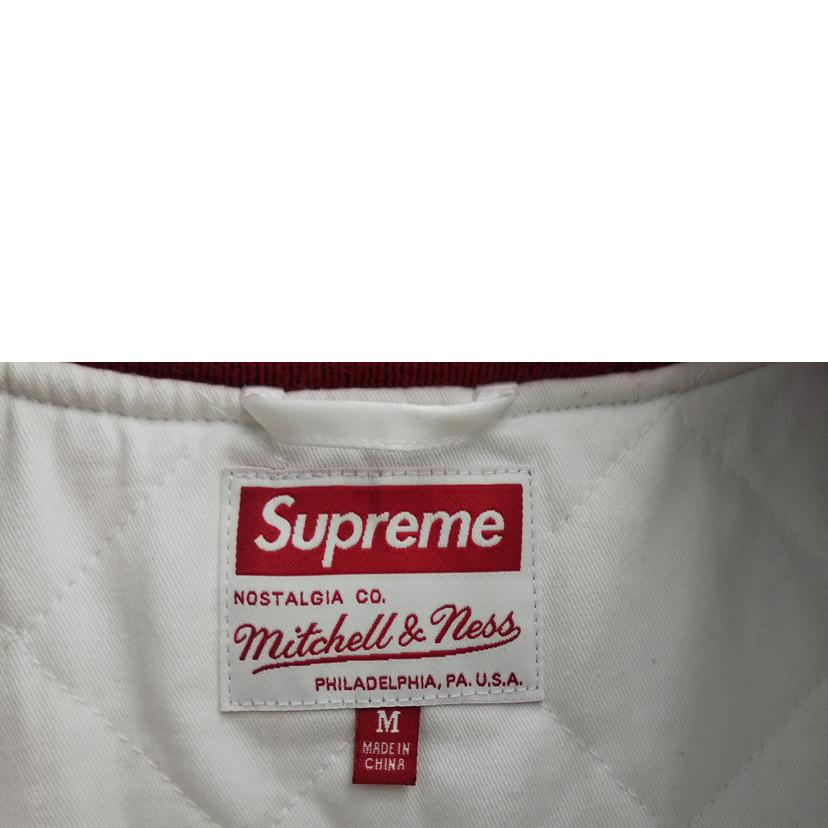 ＳＵＰＲＥＭＥ　ｘ　Ｍｉｃｎｅｌｌ＆Ｎｅｓｓ シュプリームｘミッチェル&ネス/サテンバーシティジャケット　ＷＨＴ／ＢＬＵ／ＲＥＤ　//Aランク/07