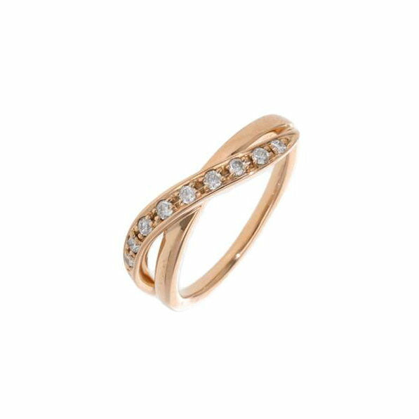 ４℃／Ｋ１８/４℃　Ｋ１８ＰＧダイヤリング　＃７．５/2.8//Aランク/75