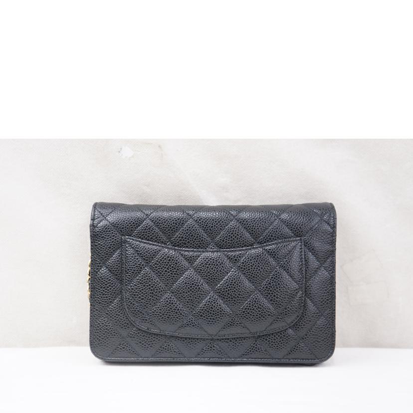 ＣＨＡＮＥＬ シャネル/マトラッセキャビアスキンチェーンウォレット//21219988/ABランク/67
