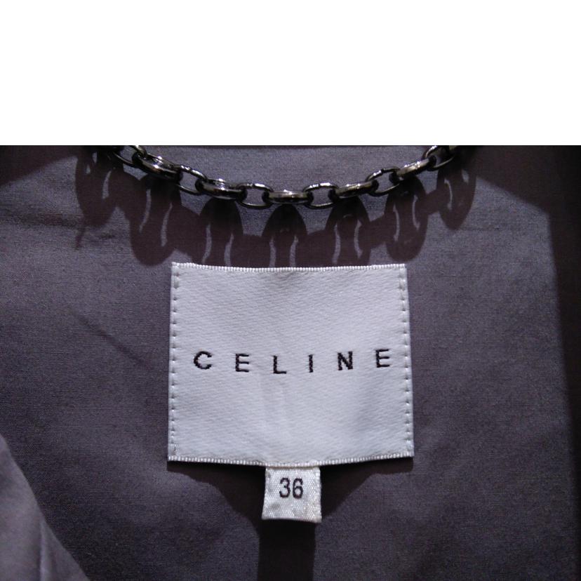 ＣＥＬＩＮＥ　 セリーヌ/ＣＥＬＩＮＥ　内総柄トレンチコート　ＧＲＹ//Aランク/94