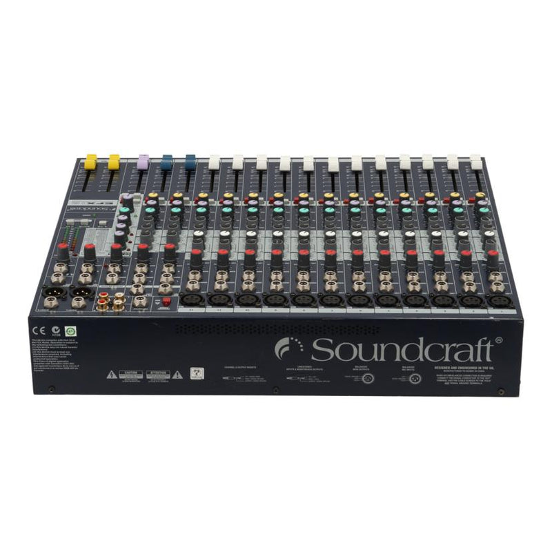 実物 Soundcraft サウンドクラフト デジタル・エフェクター搭載 コンパクトアナログミキサー EFX12 レコーディング、PA機材 