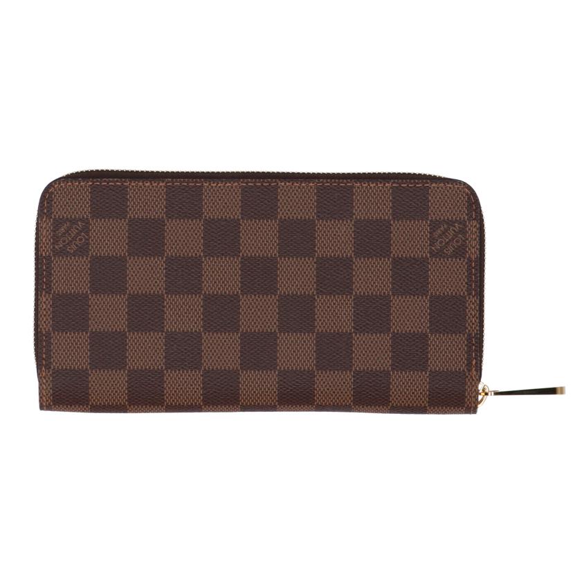 ＬＶ ルイヴィトン　ラウンドファスナー　長財布　/ジッピー・ウォレット／ダミエ／エベヌ/N41661//RFIDﾀｸﾞ/SAランク/75