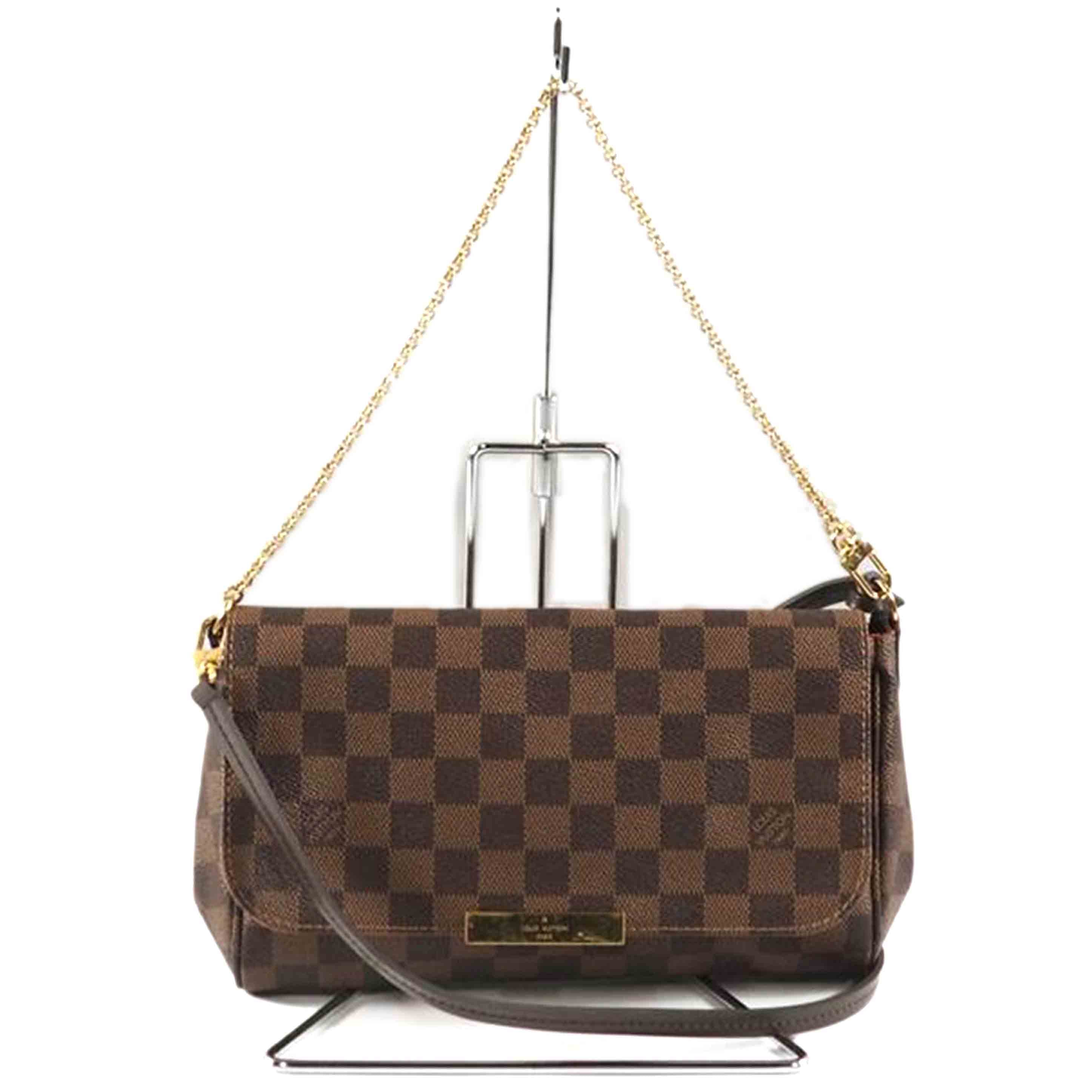 ＬＯＵＩＳ　ＶＵＩＴＴＯＮ ルイヴィトン ルイ・ヴィトン ビトン ダミエ・エベヌ 市松模様 ブラウン 茶 チェーンハンド ２ｗａｙバッグ ショルダーバッグ ハンドバッグ トートバッグ ブラウン メンズ レディース 定番 人気 ＬＶ 斜め掛け 肩がけ/フェイボリットＭＭ／ダミエ／エベヌ/N41129//DU2***/ABランク/79