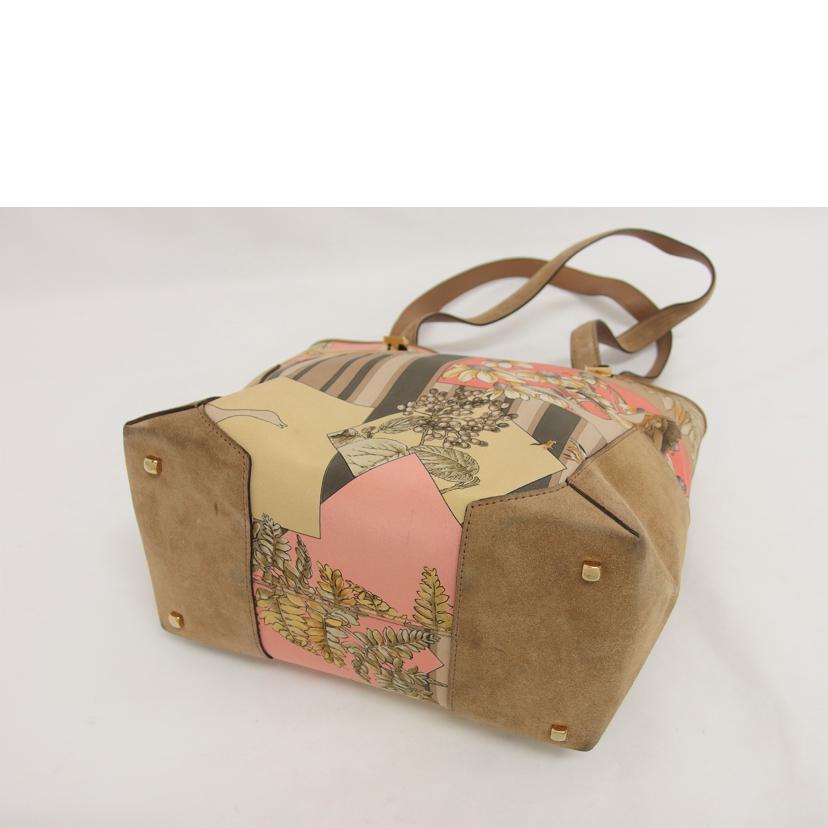 Ｆｅｒｒａｇａｍｏ フェラガモ/スエード／ナイロントートバッグ//DH-21/Bランク/04