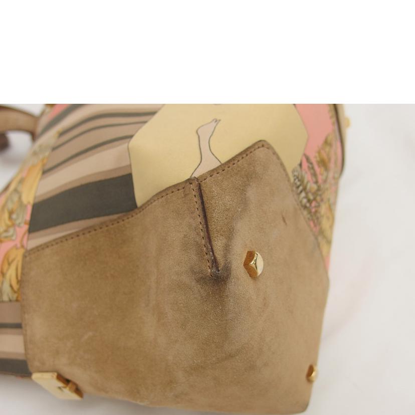 Ｆｅｒｒａｇａｍｏ フェラガモ/スエード／ナイロントートバッグ//DH-21/Bランク/04