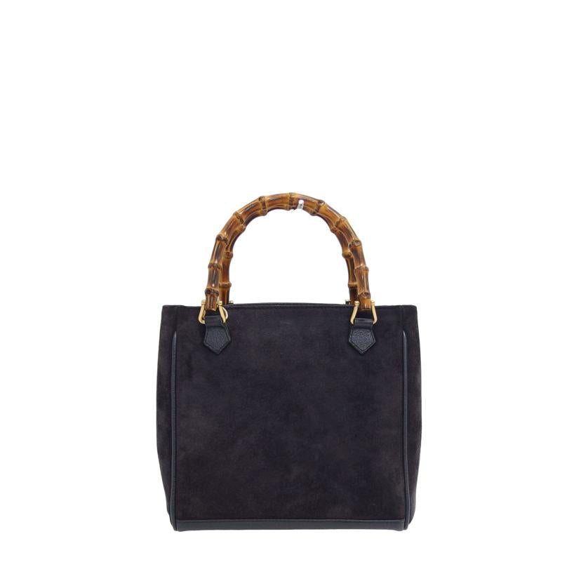 ＧＵＣＣＩ グッチ/バンブー／スエードレザーハンドバッグ／ネイビー//Bランク/04