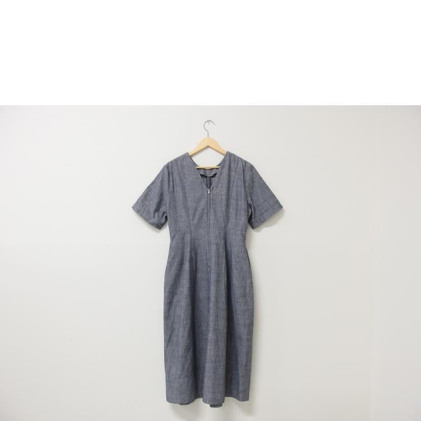 ＳＡＬＯＮ　ａｄａｍ　ｅｔ　ｒｏｐｅ/ＳＡＬＯＮ　ａｄａｍ　ｅｔ　ｒｏｐｅ　　バナナデニム　ハーフスリーブ　ワンピース　ネイビー（グレーに見える）　サイズＦ/SHE33690B//Aランク/83