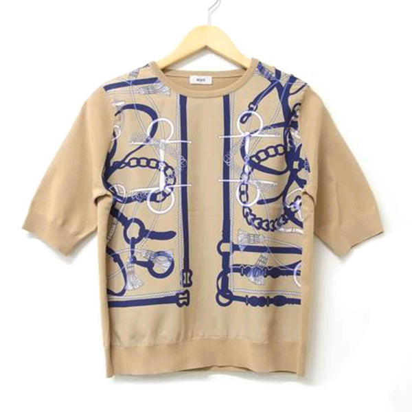 ROPE /ビンテージスカーフ柄ニット  ベージュ  サイズF/GGM33160B/F/レディースインナー/Aランク/83【中古】 ROPE /レディースファッション｜WonderREX-ONLINE 公式通販