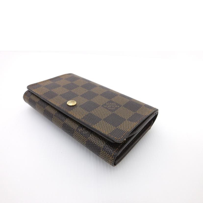 ＬＶ ﾙｲｳﾞｨﾄﾝ/ポルトモネ・ビエ・トレゾール／ダミエ/N61730//CA0074/Bランク/88