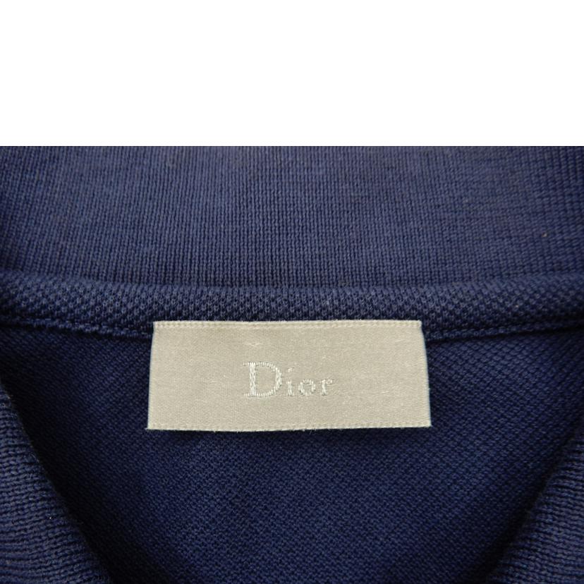 Ｄｉｏｒ ﾃﾞｨｵｰﾙ/ポロシャツ／ＢＥＥ／コットンピケ／ネイビー/733J805B0373//Bランク/02