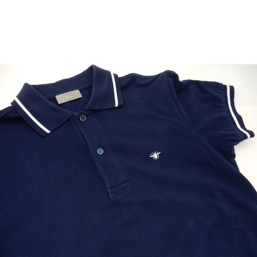 Ｄｉｏｒ ﾃﾞｨｵｰﾙ/ポロシャツ／ＢＥＥ／コットンピケ／ネイビー/733J805B0373//Bランク/02
