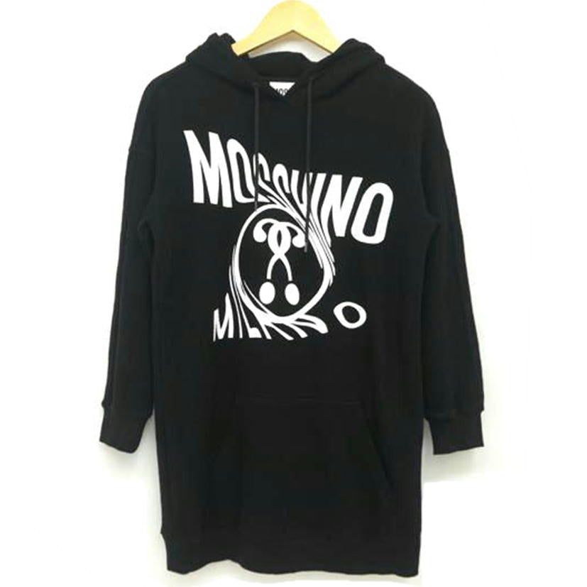 ＭＯＳＣＨＩＮＯ　 モスキーノ/ロゴパーカー　ＢＬＫ／ＷＨＴ/KK7221150//Bランク/09