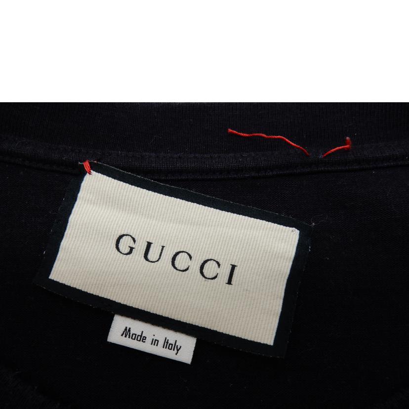 ＧＵＣＣＩ ｸﾞｯﾁ/プリントロゴ／Ｔシャツ／コットン／ブラック/616036//BCランク/02