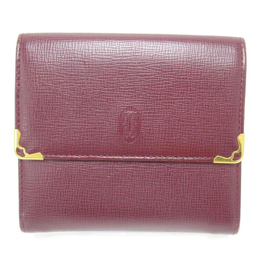 Cartier カルティエ/Wホック財布/レザー/L3000221/ブランドバック/ABランク/63【中古】