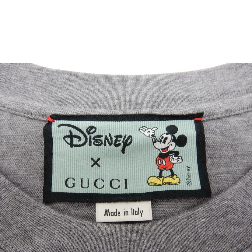 ＧＵＣＣＩ　 ｸﾞｯﾁ/ディズニーコラボ／オーバーサイズ／プリントＴシャツ／グレー/565806//ABランク/02