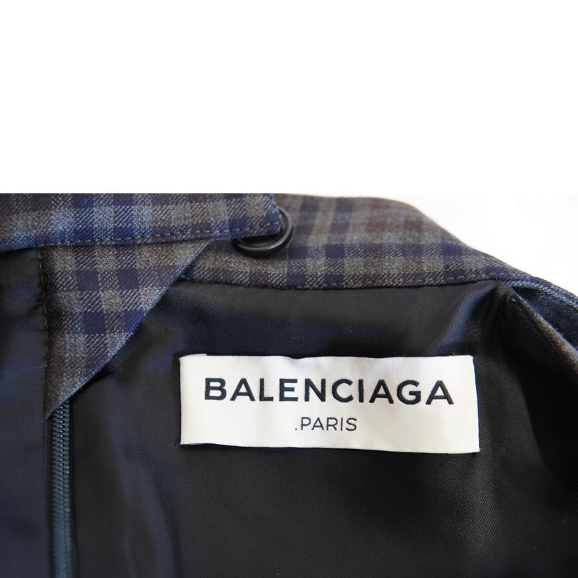 ＢＡＬＥＮＣＩＡＧＡ バレンシアガ/キャミソール・チュニック／チェック／ＳＩＺＥ３８//Aランク/92