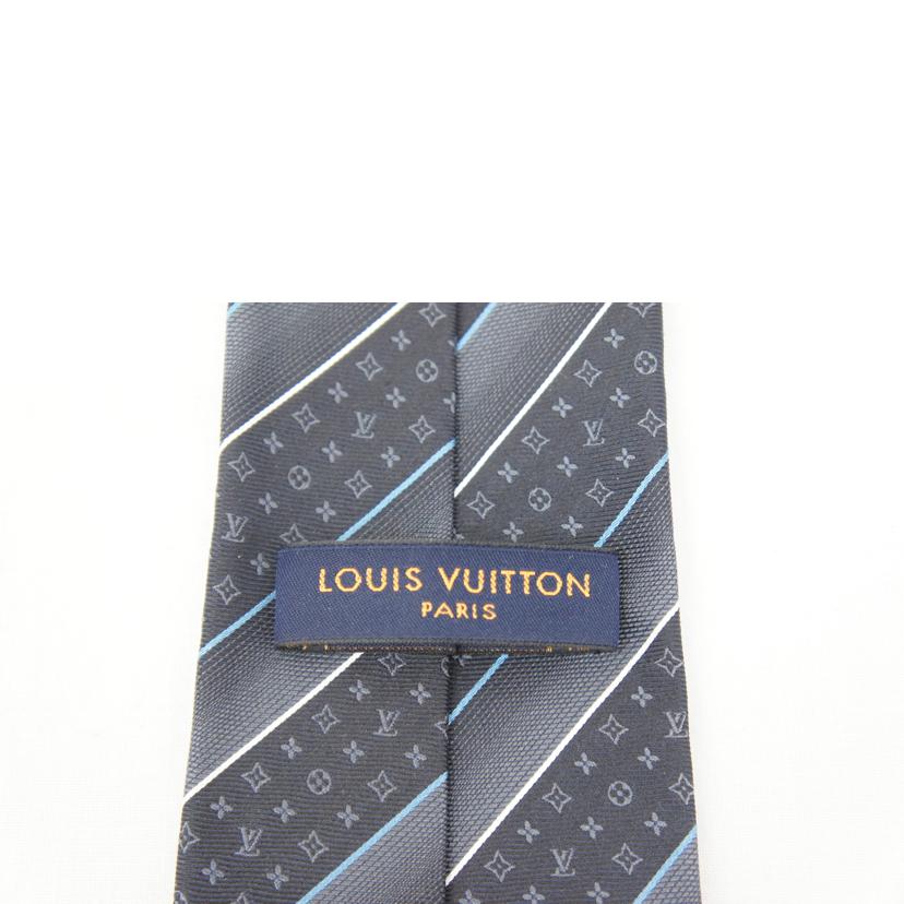 【美品】LOUIS VUITTON　ルイヴィトン　ネクタイ　グレー　M70960 美品】LOUIS VUITTONルイヴィトンネクタイグレーM70960