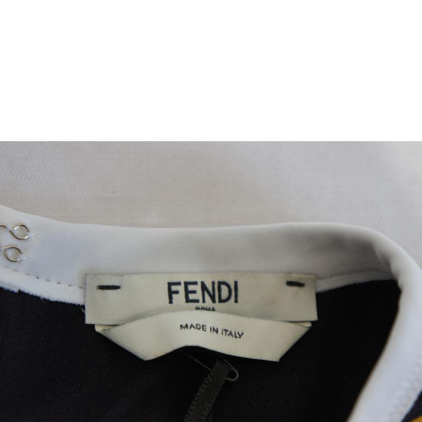 ＦＥＮＤＩ フェンディ/ロゴ＆ガールシルクハーフスリーブワンピース//ABランク/92