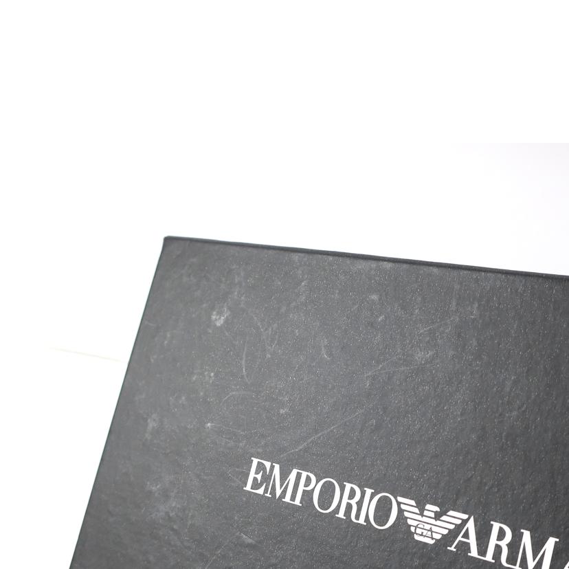 ＥＭＰＯＲＩＯ　ＡＲＭＡＮＩ エンポリオ・アルマーニ/ラウンドファスナー財布　ＰＯＲＴＡＦＯＧＬＩＯ　ＬＵＮＧＯ　ＭＩＮＯＲＣＡ　ＡＬＬ　ブラック　総柄/YEME49 YC043 80001//Aランク/65