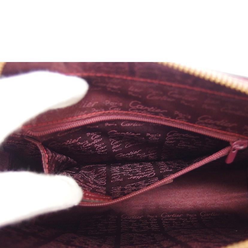 Ｃａｒｔｉｅｒ　 カルティエ/マストライン／セカンドバッグ／ボルドー//Bランク/04