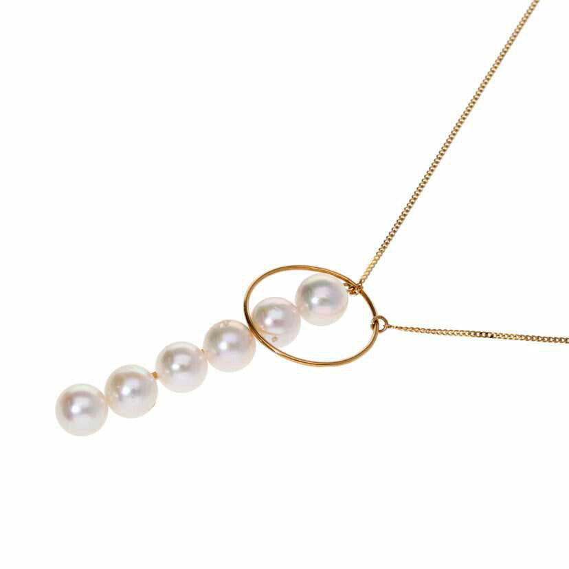 /　Ｋ１８パールネックレス//Aランク/75