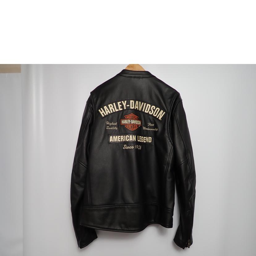Harley-Davidson ☆シングルライダースジャケット レザーM