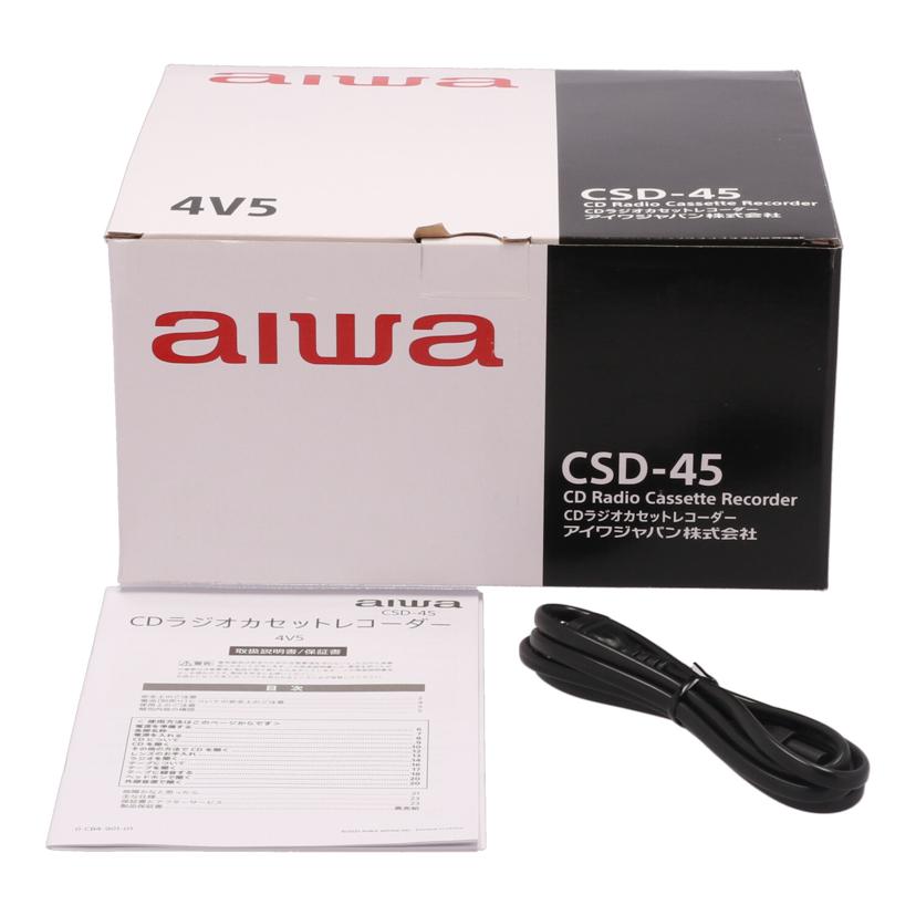 ＡＩＷＡ アイワ/ＣＤラジカセ/CSD-45//210505767/Bランク/62