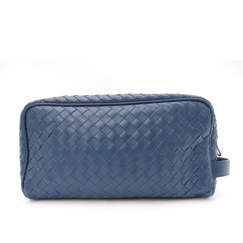 ＢＯＴＴＥＧＡ　ＶＥＮＥＴＡ ボッテガ・ヴェネタ　青　ポーチ　メンズ/イントレチャートセカンドバック／ブルー//Aランク/69