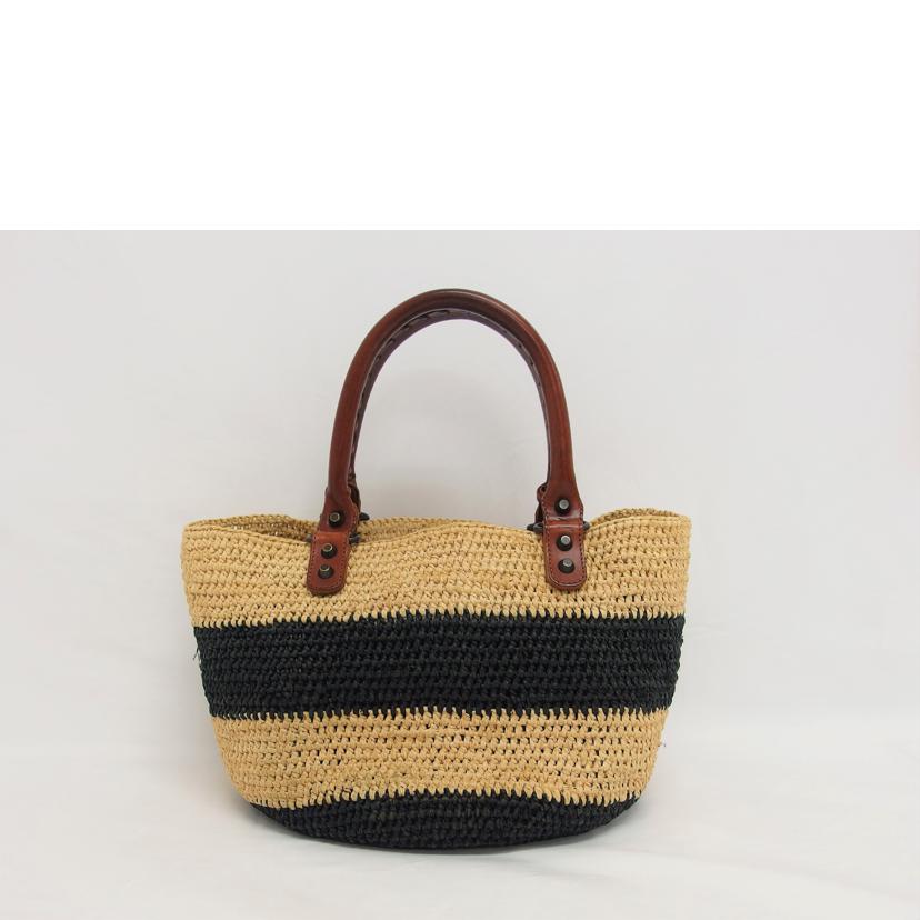 ＢＡＬＥＮＣＩＡＧＡ バレンシアガ/ラフィア／ストローカゴバッグ/236741//515859/ABランク/04