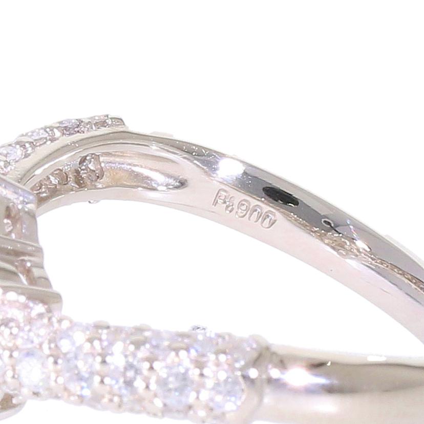 /　Ｐｔ９００ダイヤリング１．００ｃｔ／０．４０ｃｔ//Aランク/75