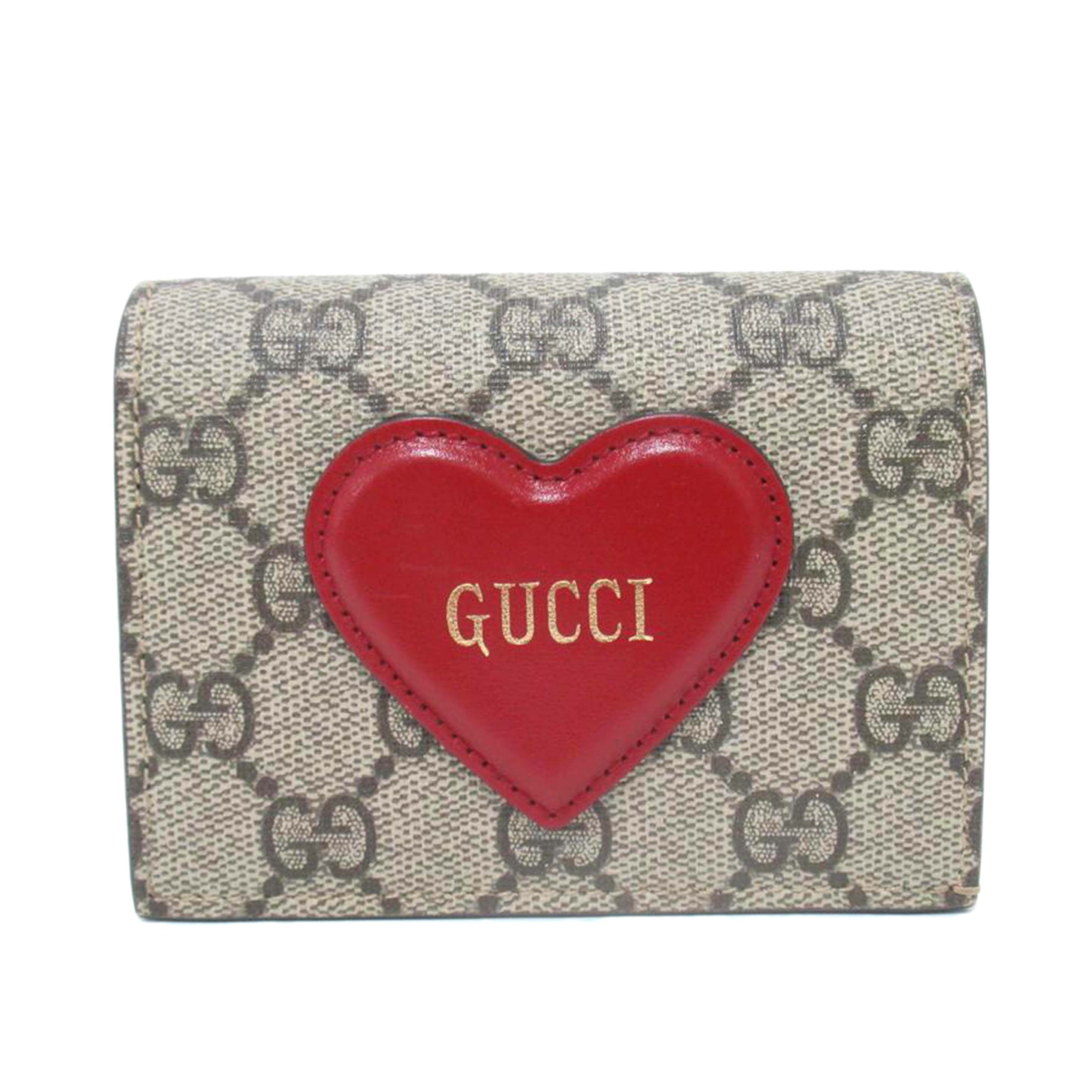 　　ＧＵＣＣＩ/ハートモチーフ付カードケース・ウォレット／ＧＧスプリーム/648848//0959/ABランク/63