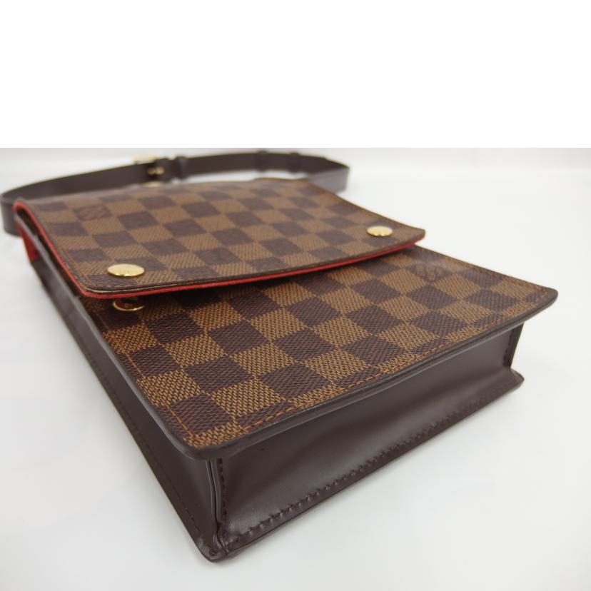 ＬＯＵＩＳ　ＶＵＩＴＴＯＮ ルイヴィトン ルイ・ヴィトン ビトン ダミエ・エベヌ 市松模様 ブラウン 茶 廃盤 ポシェット ショルダーバッグ ハンドバッグ トートバッグ ブラウン メンズ レディース 定番 人気 ＬＶ 斜め掛け 肩がけ/ポートベロー／ダミエ／エベヌ/N45271//VI1***/ABランク/82