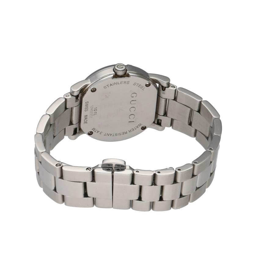 ＧＵＣＣＩ グッチ/Ｇラウンド・シルバー／レディース／クオーツ/101L//109*****/ABランク/75