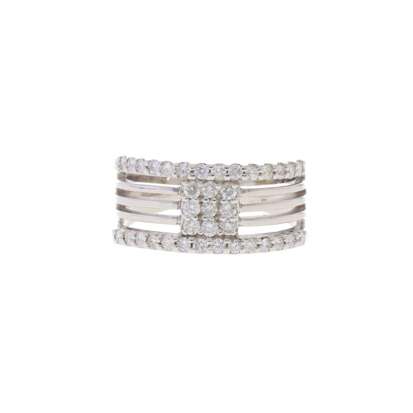 /　Ｋ１８ＷＧダイヤリング０．５０ｃｔ//Aランク/75