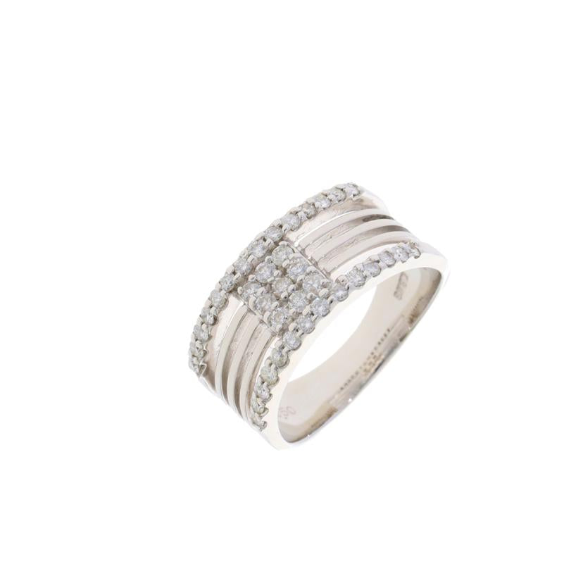 /　Ｋ１８ＷＧダイヤリング０．５０ｃｔ//Aランク/75